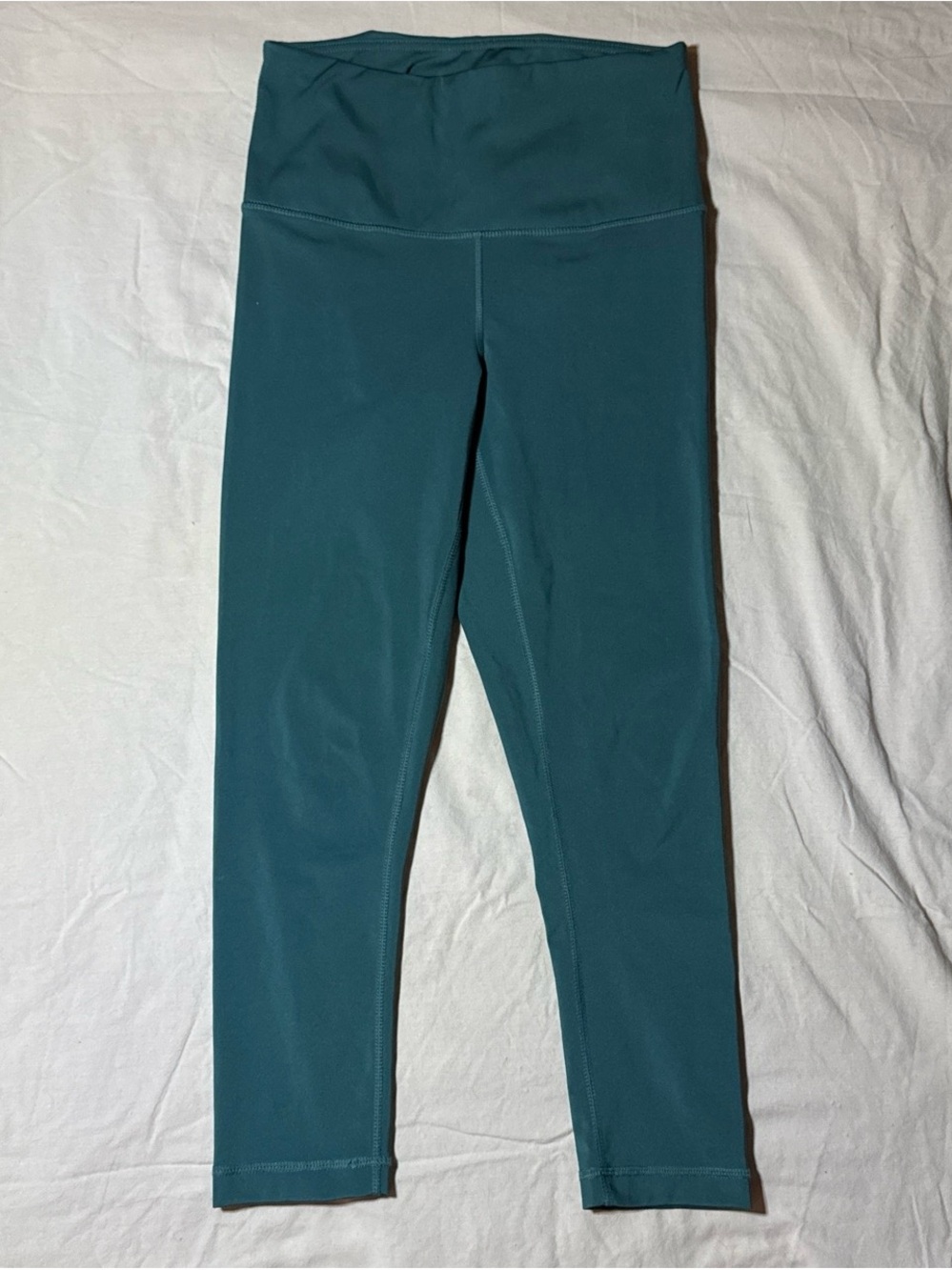 Teal High-Waist Active Leggings